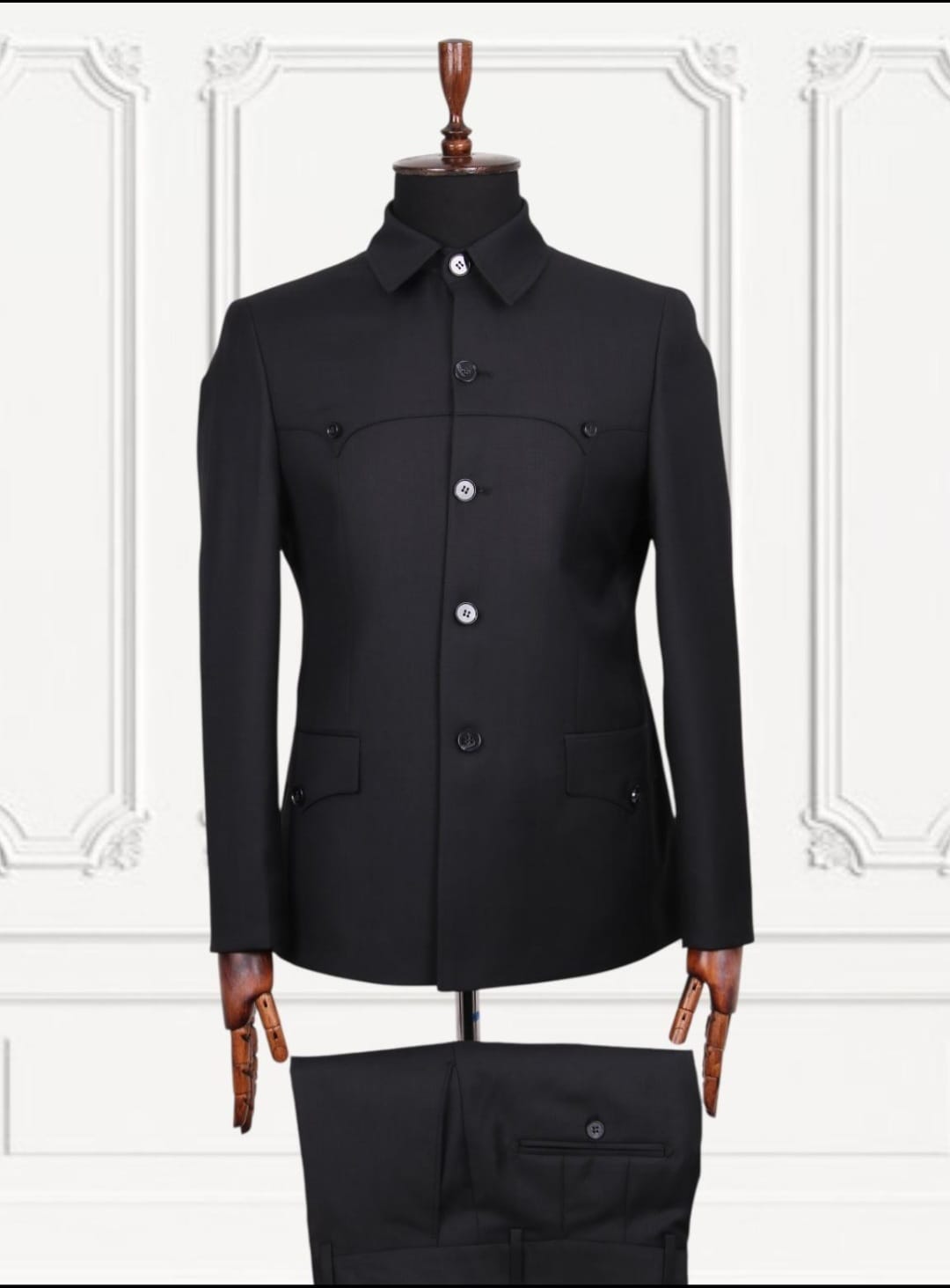 Safari Suit - Two-Piece with Collar Jacket & Pants